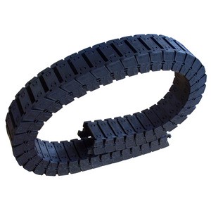 Openable Cable Carriers High Flexible Nylon Bridge Type 10*10 Towing Drag Plastic Chain CNC Router