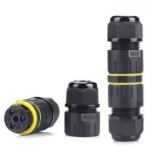 IP68 Waterproof Connector AP-M20 Three-core Outdoor Cable Waterproof Connector Terminal Post TUV Certified