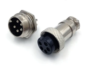 High Quality GX16 Aviation Plug Socket 20mm Plug Male Female Connectors 2 3 4 5 6 7 8 9 10 12 Core Cable Connector