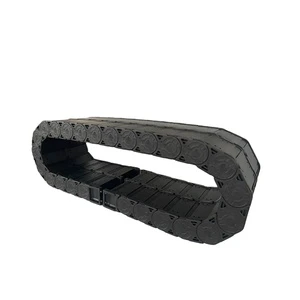 Nylon Flexible Plastic Cable Drag Chain Bridge Type Openable for Cable protection for CNC Machine