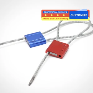 AH-CS002 Customized Adjustable Length Pull Tight Wire Trailer Car Security Cable Seal