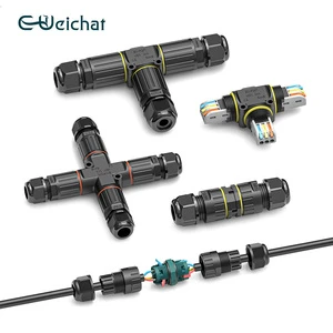 E-WeiChat Hot Selling Outdoor Cable Electrical Underwater Quick 2pin 3pin 4pin 5pin Ip68 Waterproof Connector