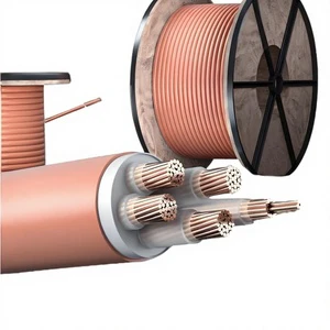Zero Halogen Non-toxic Smoke-free 1000 Degree Rated Safety Wiring Inorganic MgO Insulated Heavy-duty BTTZ Fireproof Power Cable