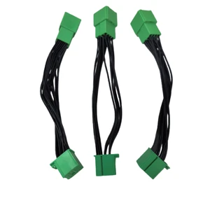 Automotive Wire Harness Data Cable 32P Male/Female Connector Green Automotive Cable Manufacturer