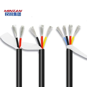 High Temperature Resistant Halogen Free Multicore Silicone Cable 1mm 6mm2 Extra Soft 2 3 4 5 Core Silicone Electric Wire Cable