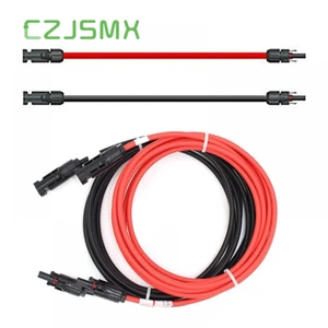 MingXin High Temperature Resistant MC 4 Wire Harness 6AWG 12V Flexible XLPE Insulation Listed