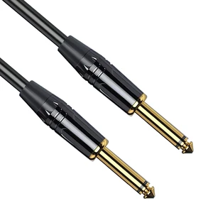 Audio Cable Mono 6.35 mm Jack Plug 1/4