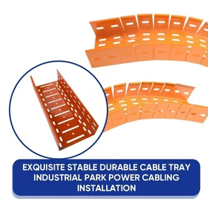 Hot Selling Perforated Cable Tray Full Color Material Customization Competitive Price Factory Direct Commercial Building Wiring