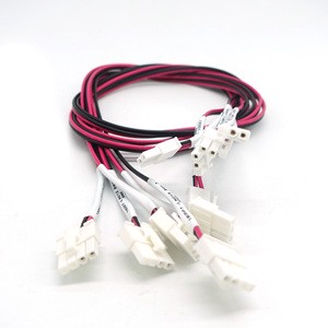 Custom JST XH Molex ZH PH GH SH VH PTFE Insulated IP66 Rated Aluminum Conductor Electrical Wire Harness Cable Assembly