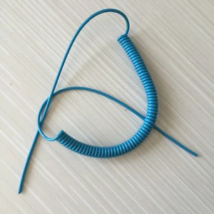Bare Copper Spiral Cable Electrical Extension Coil Cord Without Insulation Single Core Spiral Cable Wire Electric Spiral Wire