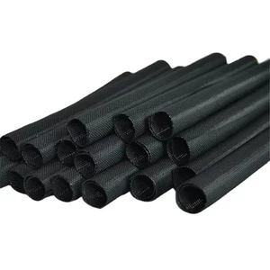 MZF-PET Braided Sleeve Self-Closing PET Cable Management Wrap for Automotive Industrial Wiring