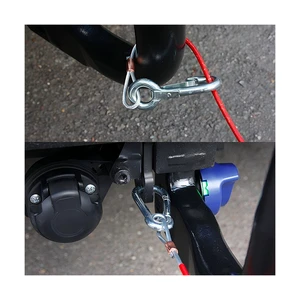 Emergency Tow Cable with Spring-Loaded Hooks for RV and Trailer - Ideal for Breakdown Situations and Roadside Assistance