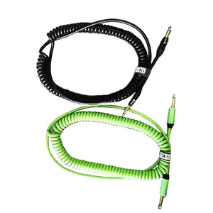 5M Colorful Coiled Electric Guitar Cable Bass Cable Spring Instrument Guitar Cable for Guitar Accessories