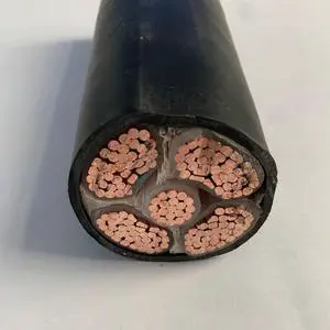 WDZ-YJY 4X185+1X95 Low Voltage Smoke Halogen-Free Copper Core Cable with XLPE Insulation Material