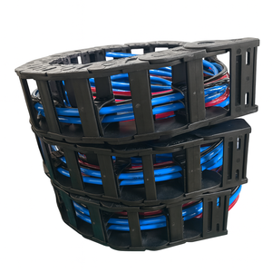 Flexible Drag Chain Cable Carrier Assembly with High-Flex Bend-Resistant Wires Durable Wire Harness for CNC, Robotics