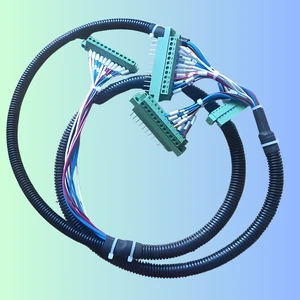 Custom Hotten Coaxial Lvds Cable Assembly 30 Pin Ptfe/nylon Pvc Electronic Computer Machines Pcb Connection Factory Supply