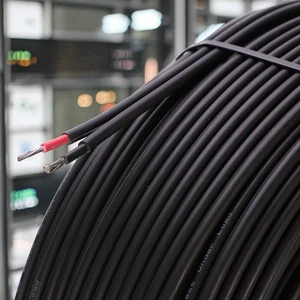 TUV Certified Double Parallel Solar Cable UV Resistance 62930 IEC131 2x6mm2 DC 1500V Tinned Copper Roll for Power Station