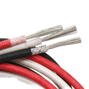 Fiberglass Braided High-Temperature Wire, for Thermal Insulation & Mechanical Protection in Extreme Conditions