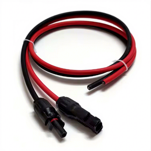 Flame-retardant Materials Solar Extension Cable 4mm² 6mm² With MC4 Connector For Portable Energy Storage