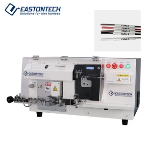 EW-1260 High Precision On Inline Wire ID Print&Label Machine Automatic Cable Cut & Strip Equipment For Wire Harness Production