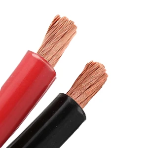 200 500 1000 Amp Rubber Insulated Welding Machine Cable Pure Copper Core Stranded Conductor YH Series 20 AWG Welding Cable