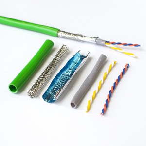 50 Meters Compatible With Profinet Industrial Ethernet Cable PN Bus Green 4-core Shielded 6XV1840-2AH10