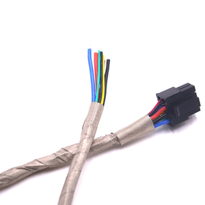 Shielded Electronic Harness UL3132#22 + MX3.0(43025)-2*4P Electronic Engine Wiring Harness 32AWG PTFE Insulated Jacket