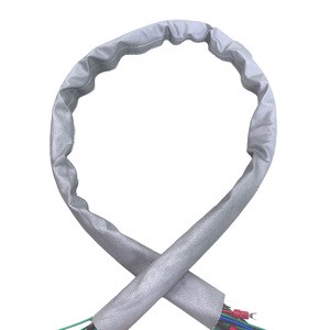 Flexible Durable Wear-resistant Industrial Robot KEVLAR Cable Sleeve Wrap Hook and Loop Cable Sleeve