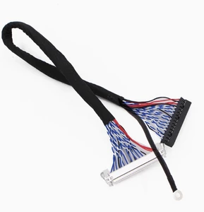 Premium LVDS Cable Assembly-High-Speed Shielded Harness with Copper Jacket UL1571 30AWG for Medical Industry Devices