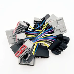 Custom Power Supply Wire Harness Assembly with Multi-Pin Connectors for Industrial and Electronic Equipment