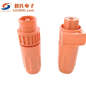 Custom Fast Charging 1P Brass DC Connector Cable High Efficiency Nylon 200A/150A/120A Battery Energy Storage Male/Female