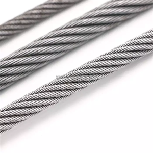5/16 8mm High Tensile Hot Dipped Galvanized Non-rotating Wire Rope For Lifting Hoisting and Winch Lifter
