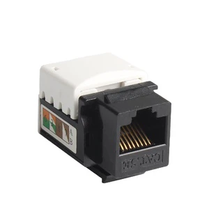 ZHEFAN Female Tool Easy Jack Cat6 Cat 6a Connectors Rj45 Modular Coupler Cat6 Keystone Jack 90 Degree Utp Modular Jack