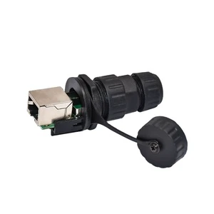 RJ45 Waterproof Connector Front Panel Mount RJ45 Socket Rj45 Connector