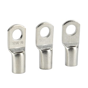 Phoenix Copper Cable Lugs Electrical Copper Terminals Crimping Wire Connectors JGK-10 Tin Plated 250V One Two Hole 10mm