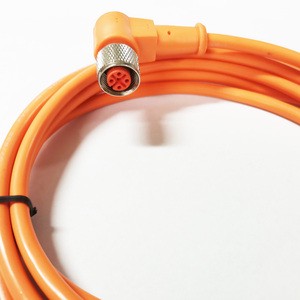 Waterproof IP67 Industrial Sensor Robot Solar Panel Circular Connector Cable Female M12 5 Pin Cable Assembly Wire Harness
