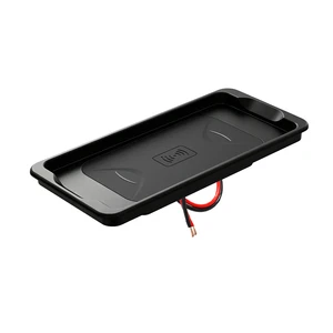 Embedded 15W Wireless Car Phone Charging Built-in 12V 24V Car Wireless Charger for 12 Volt 24 Volt Bus Seat Marine Van Camper