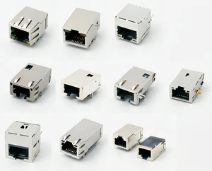 GLGNET Precision CNC Aluminum Heatsink 2-Port Shielded Non-Magnetic RJ45 Connector Phosphor Bronze Contacts RoHS ISO9001