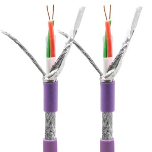 DP Bus Cable 6XV1830-0EH10 Purple Profibus Communication Cable 485 Signal Shield Profibus Cable