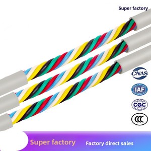 Kejian Robot Arm National-Standard TRVV Copper High-Flexibility Drag Chain Cable Mobile Applications Tensile Bending Stresses