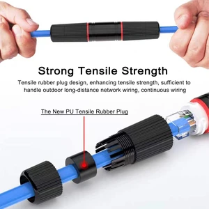 Waterproof RJ45 Connector for Network Cable Connecting