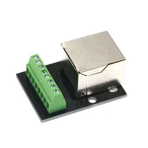 RJ45 Single Female Socket to 2.54 Spacing Wiring Terminal RJ45 Network Port Adapter Board Network Port Adapter Terminal