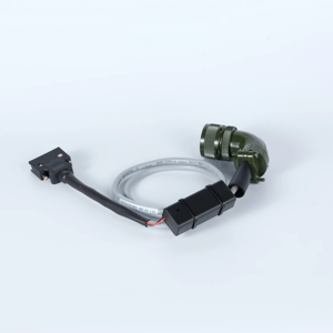 Custom 17-Pin Copper Metal Cable Assembly IP67 Waterproof Servo Motor Encoder Signal Line Harness Right Angle Male/Female