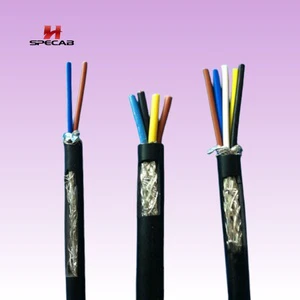 Anti-Interference RVVP Solid Pure Copper Shielded PVC Flexible 16 AWG Electric Wire Cable for Control Power Signal Applications
