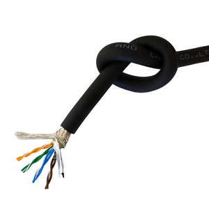 High Flexible Drag Chain Cable 6 Core 0.2mm² Braided Shield 300V Flex Wire for Robot and Automation