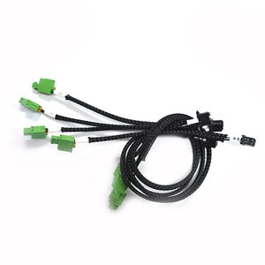 Fast Shipping Green Tinned Copper Adapter Connector Assembly 3.81 Terminal Harness Plug-in Customizable Block Wiring Rubber