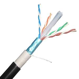 OWIRE Waterproof and UV Resistant Double Sheath CAT 6 Ethernet Cable for All-Weather Outdoor Network System Reliability
