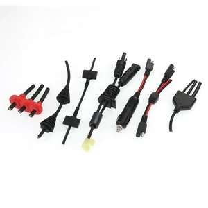 Customized Spiral Cable Assembly Black Jacket