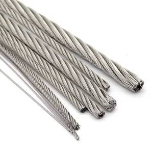 Building Material Galvanized Steel Wire Rope High Carbon Steel Cable