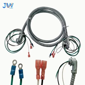 Industrial Wiring Harness With Corrugated Stainless Steel Tubing for Intelligent Equipment Internal Connection